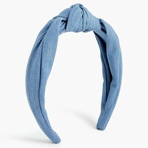 J. Crew Factory Chambray Knot Headband (One Size)